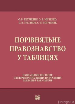 Порівняльне правознавство у таблицях - фото Порівняльне правознавство у таблицях - фото