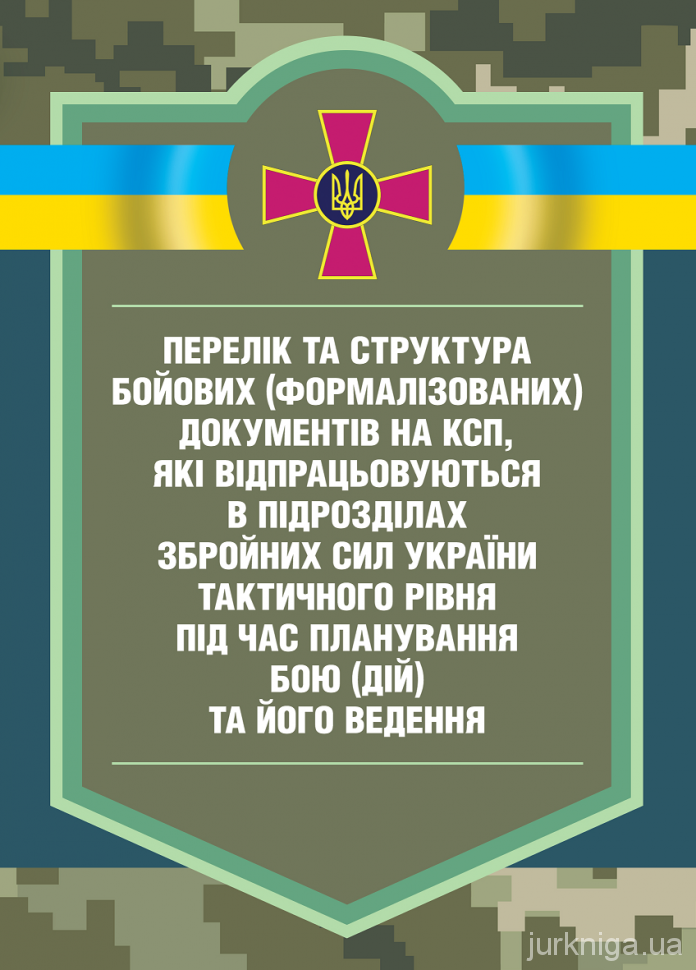 Перелік та структура бойових (формалізованих) документів на КСП, які відпрацьовуються в підрозділах Збройних Сил України тактичного рівня під час планування бою (дій) та його ведення (відділення, взвод, рота, батальйон та їм рівні)