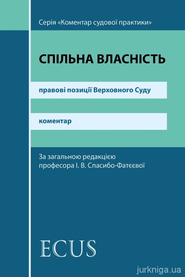 Спільна власність. Правові позиції Верховного Суду. Коментар
